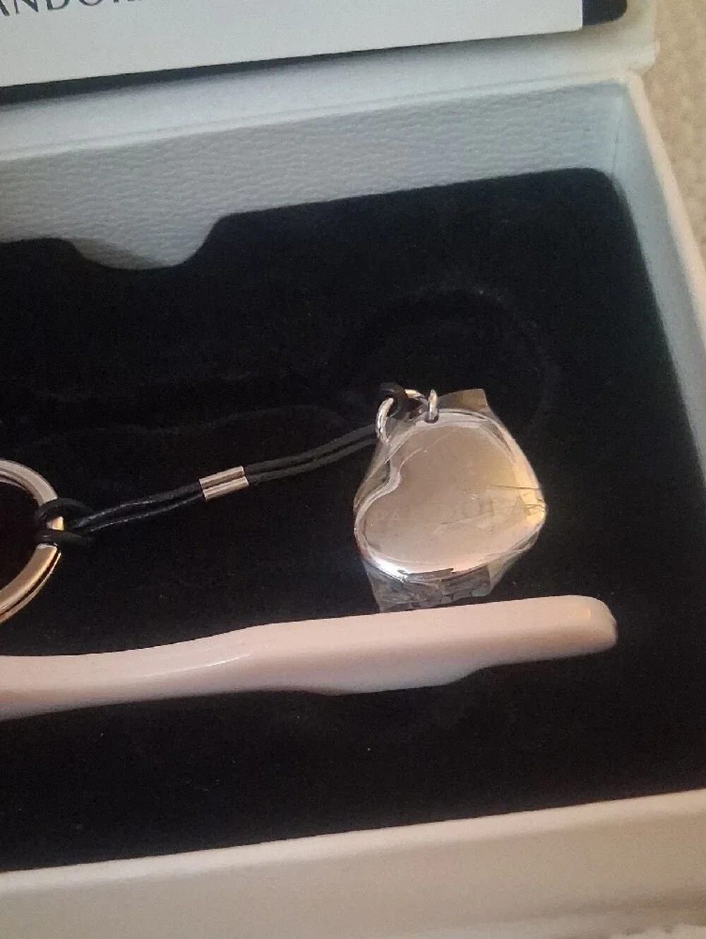Pandora Pink and Black Jewelry Care Set with Pouches